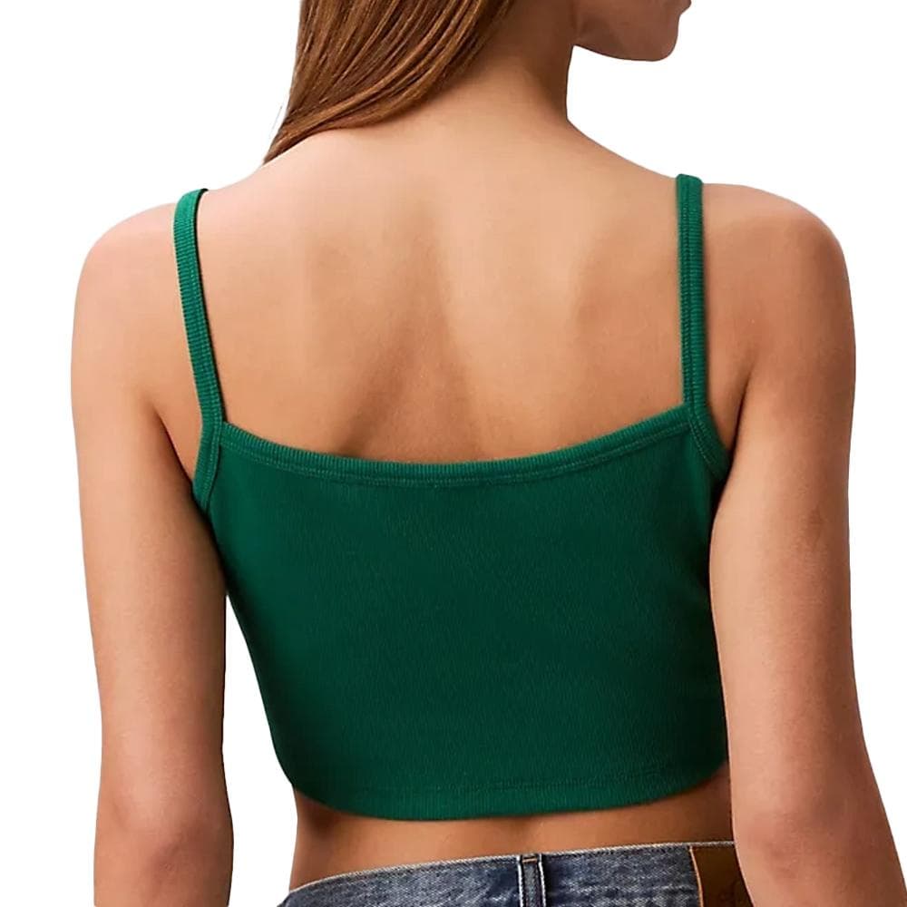 Brassière Verte Femme Calvin Klein Jeans Woven 2
