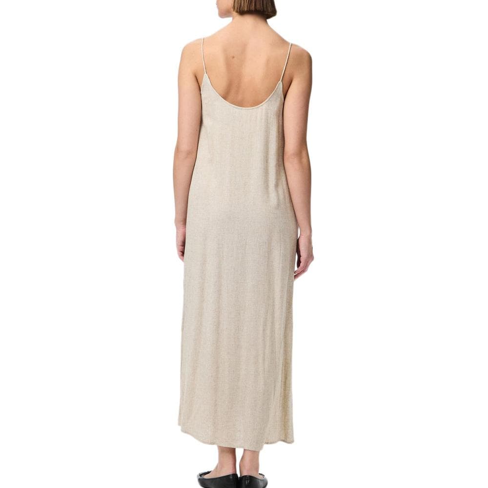 Robe Beige Femme Pieces Pias 2