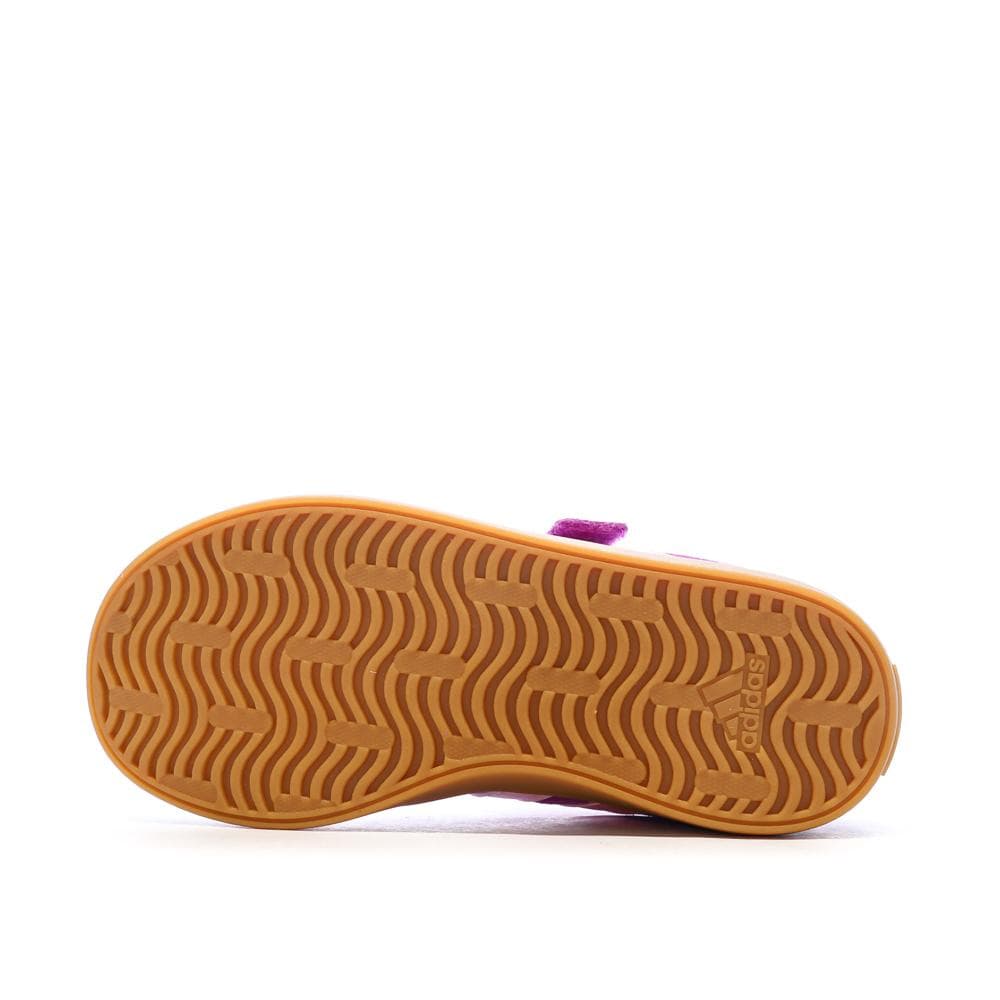 Baskets Violet Fille Adidas Court 3.0 5
