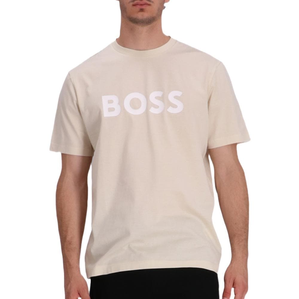 T-Shirt Beige Homme Hugo Boss Tiburt 354 1