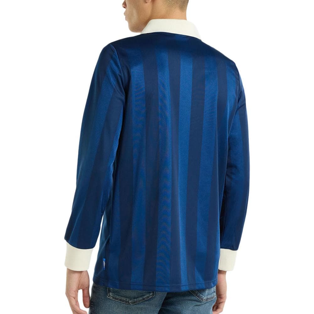 Polo Manches Longues Bleu Homme Umbro Football Estate 2