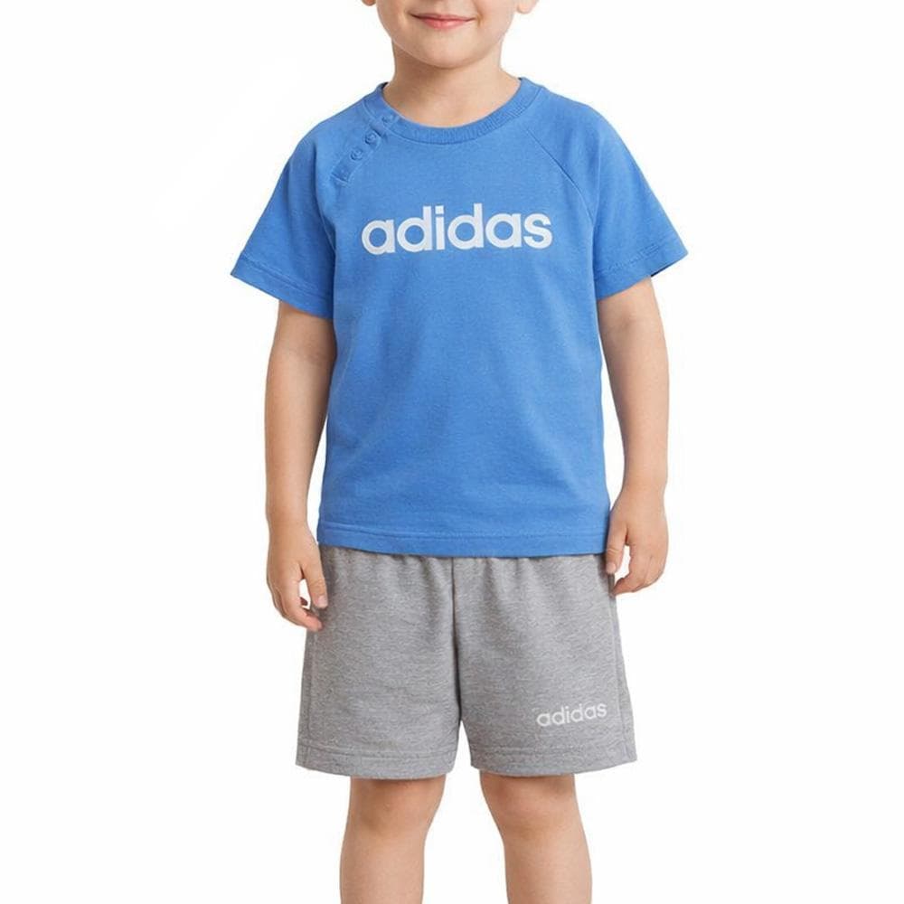 Ensemble Gris/Bleu Garçon Adidas Sum 1