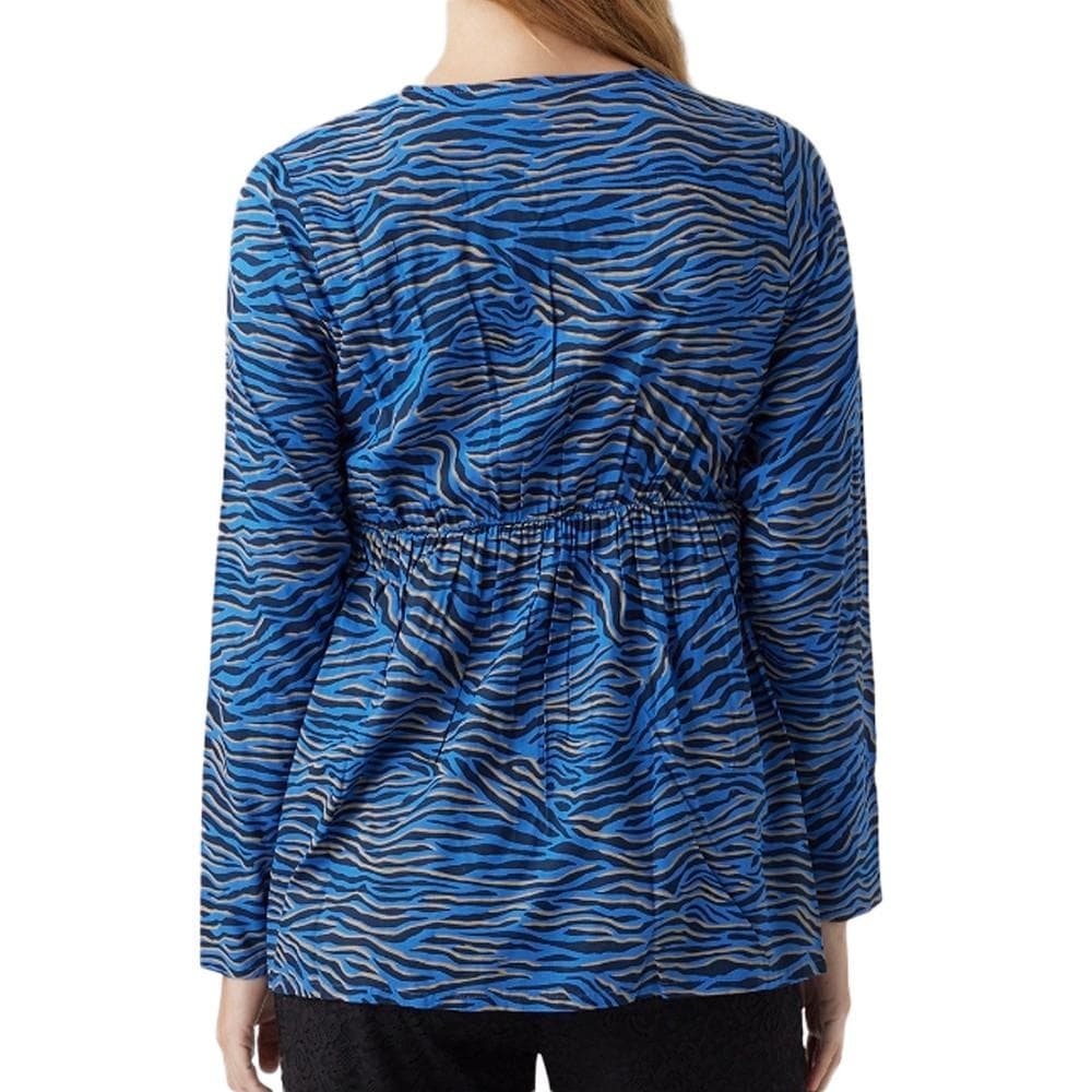 Blouse Bleu/Noir Femme Mamalicious Costa 2