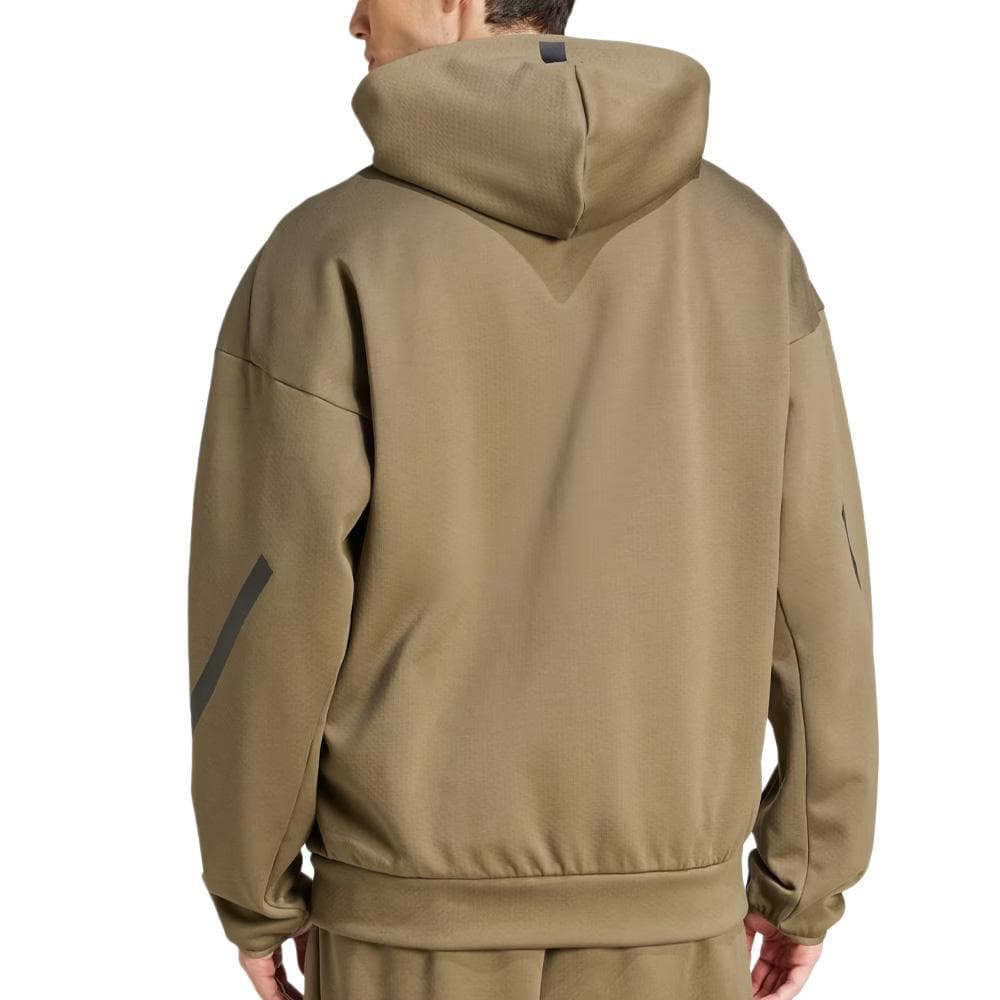 Sweat Zippé Marron Homme Adidas JD9600 2
