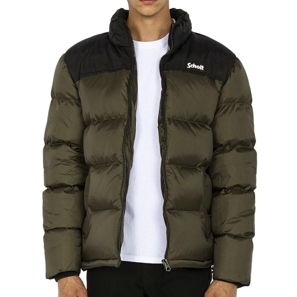 Doudoune Kaki Homme Schott Utah 1