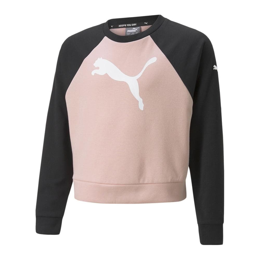 Sweat Rose/Noir Fille Puma Mdrn Spt 1
