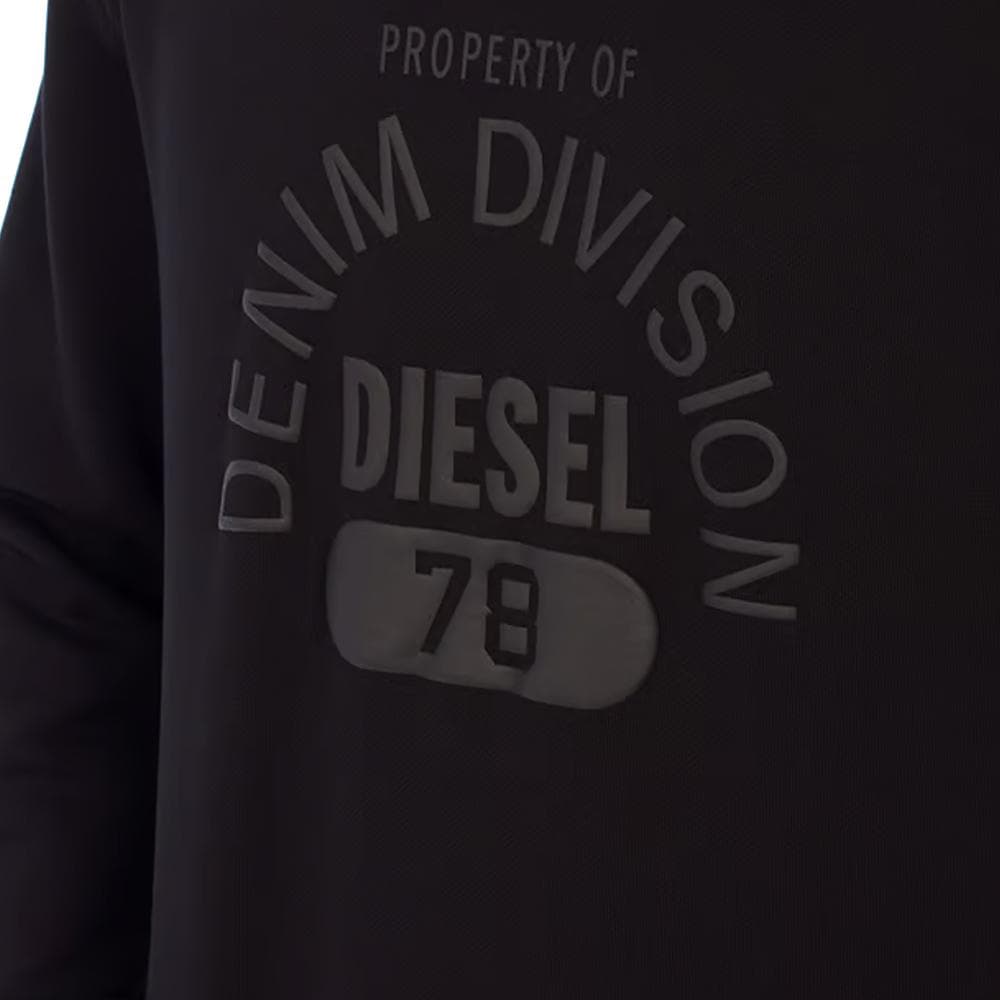 Sweat Noir Homme Diesel Felpa9XX 2