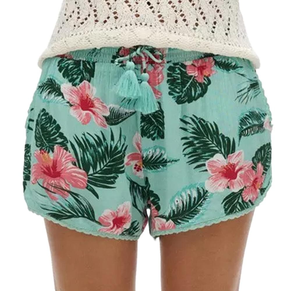 Short Turquoise/Rose Femme Superdry Beach 1