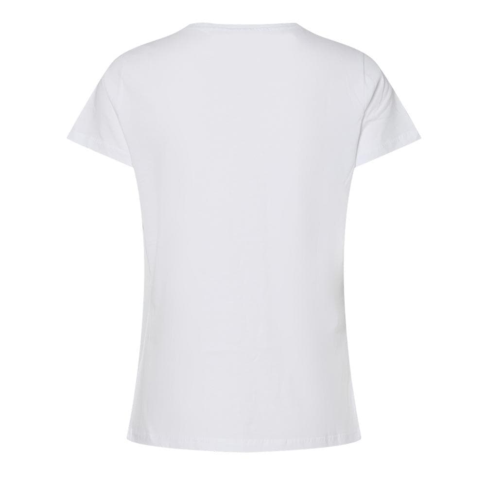 T-Shirt Blanc Femme Pieces Briella 2