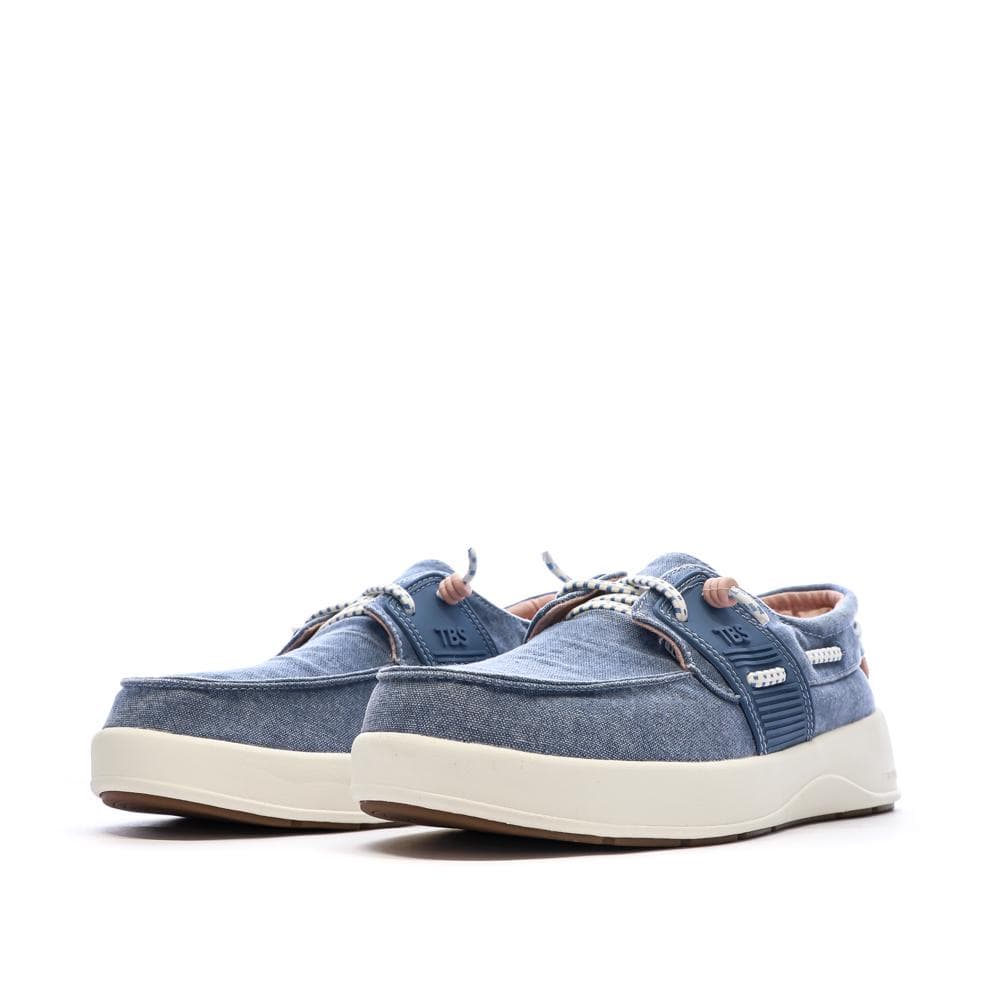 Chaussures bateau Bleu Femme TBS Cotton Canvas Argile 6