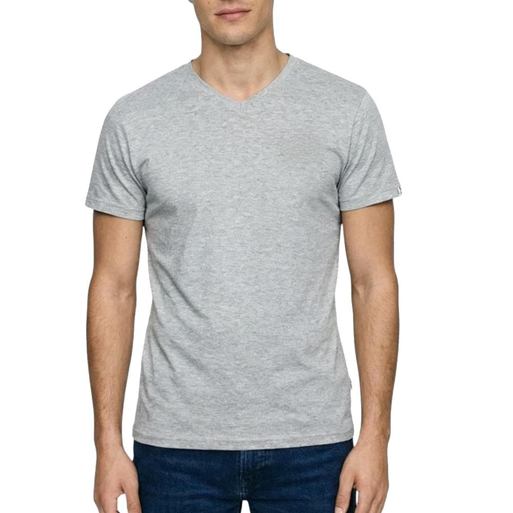 T-Shirt Gris Homme Lee Cooper GLC1986 1