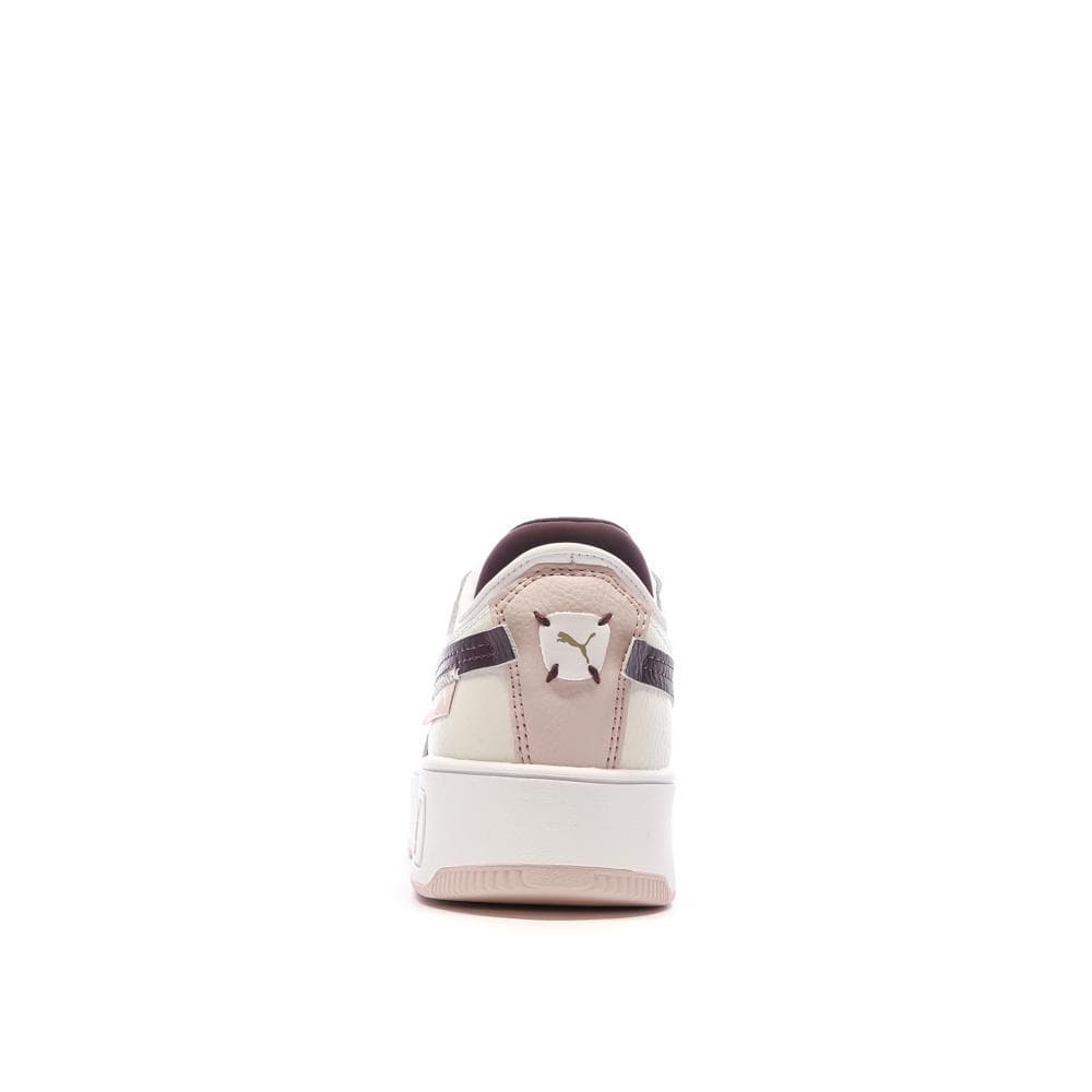 Chaussures Beige/Bordeaux Femme Puma Carina Street VTG 3