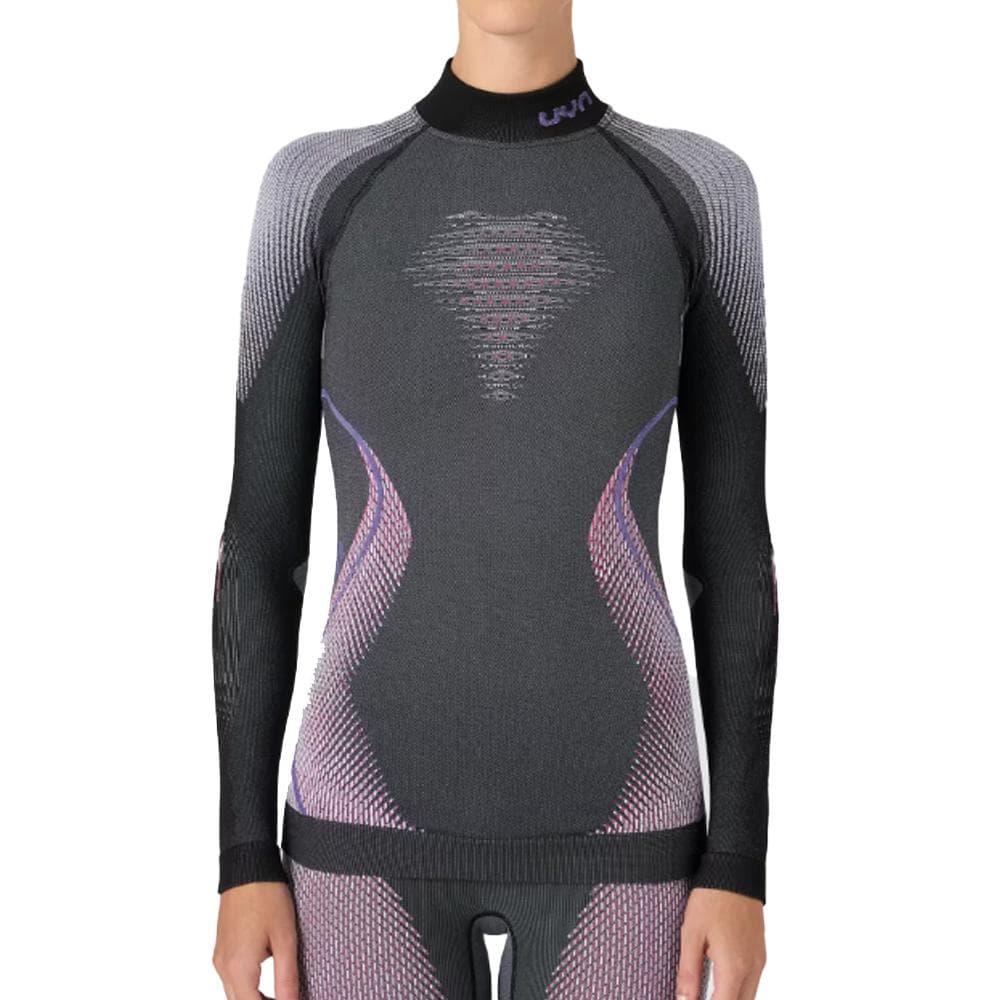 Haut Thermique Noir/Rose Femme UYN Evolutyon 1