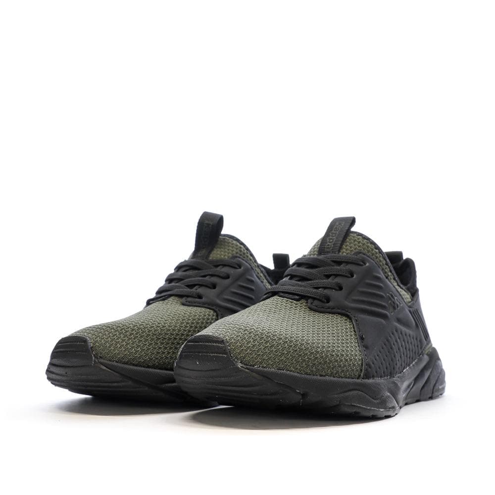 Baskets Kaki/Noires Garçon Kappa San Puerto 6