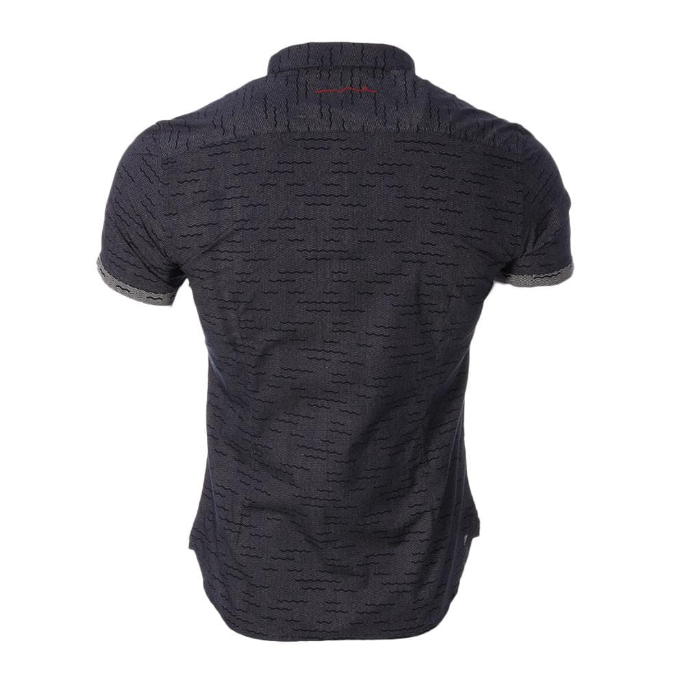 Chemise Marine/Taupe à Motifs Homme Teddy Smith Cut Mc 10711556D 2