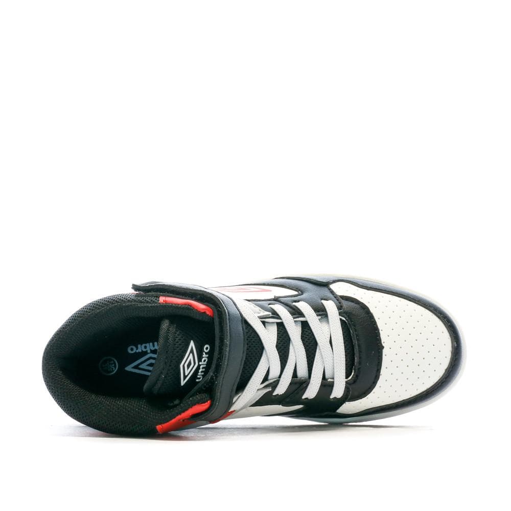 Baskets Noires/Rouges/Blanches Garçon Rouge Umbro Olly Vlc 4