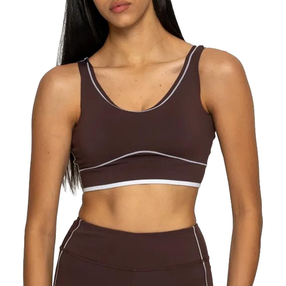 Brassière Marron Foncé Femme Soul Studio Yoga 1