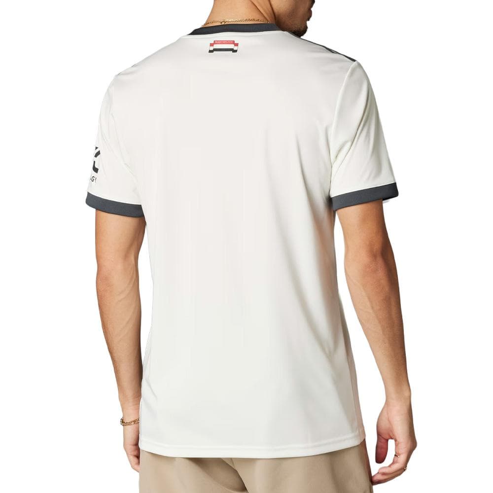 Manchester United Maillot de football Blanc/Noir/Rouge Homme Adidas 24/25 2