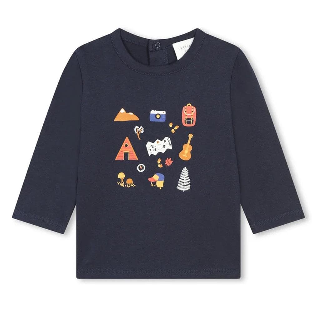 T-shirt Marine Bébé Garçon Carrément Beau Y30286 1