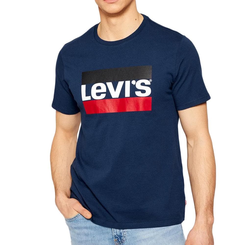 T-Shirt Marine Homme Levi's Sportswear 1