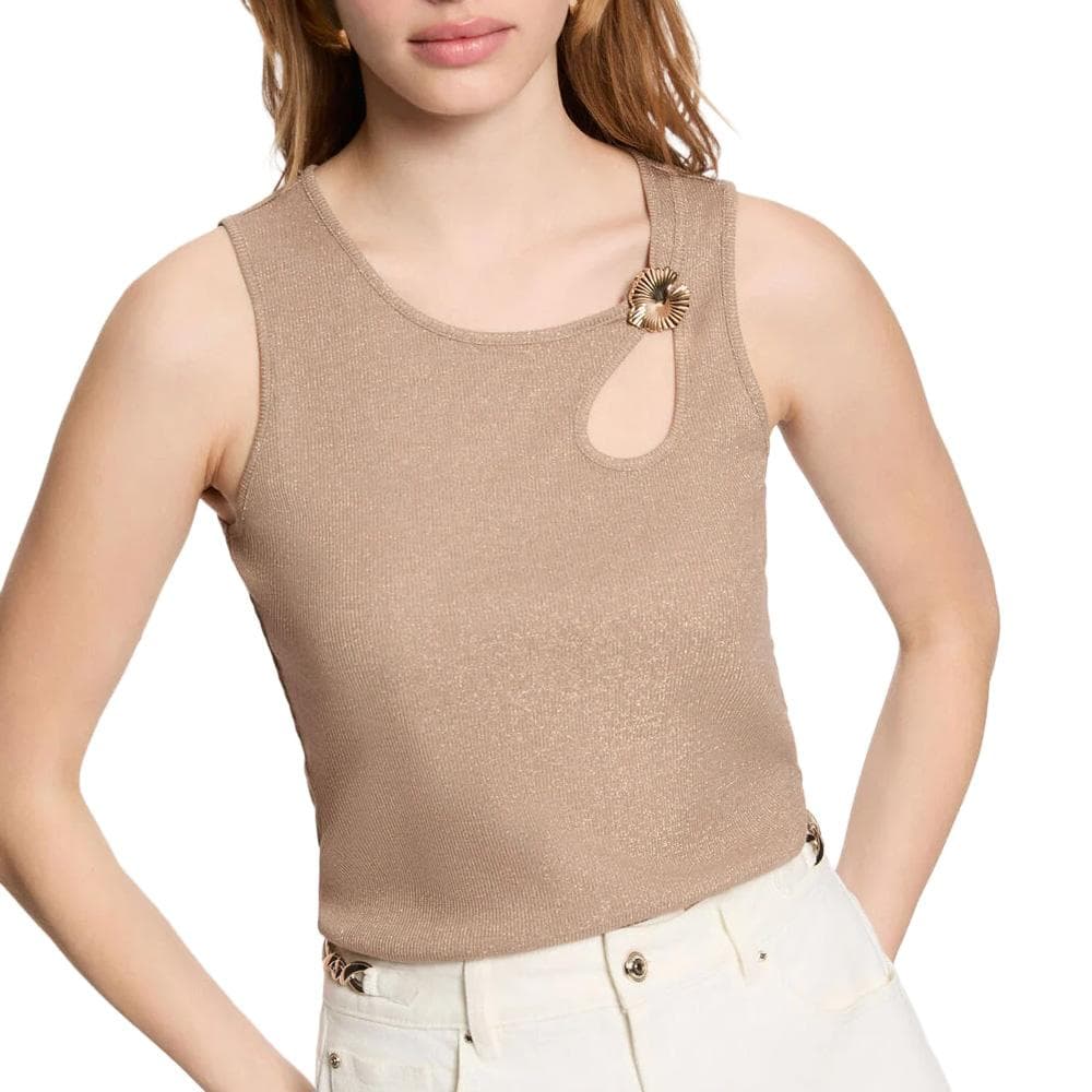 Débardeur Beige Femme Morgan DESIA 1