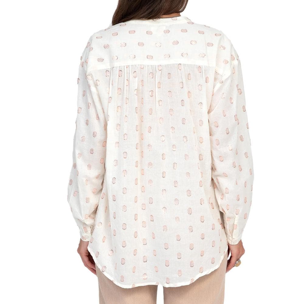 Chemise Ecru/Rose Femme An'ge Ambre 2