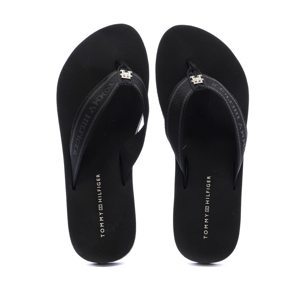 Tongs Noires Homme Tommy Hilfiger Webbing 3