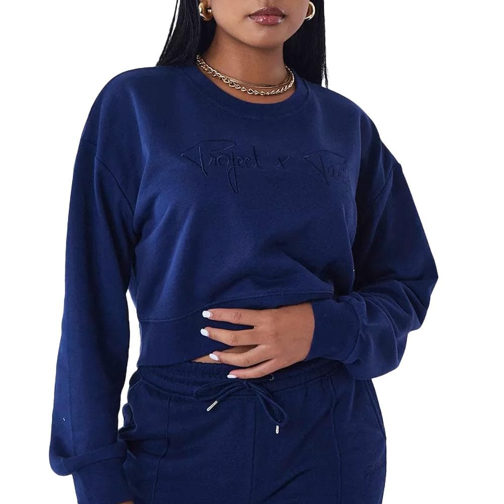 Sweat Bleu Nuit Femme Project X Paris F212103 1