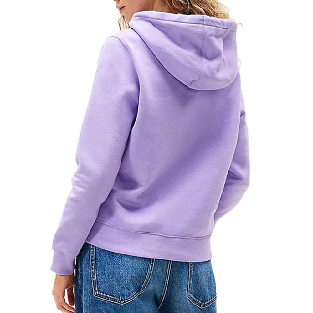 Sweat à Capuche Violet Femme Tommy Hilfiger Flag 2