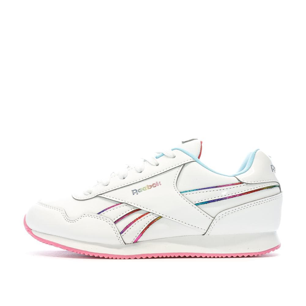 Baskets Blanc/Rose Fille Reebok Royal 1