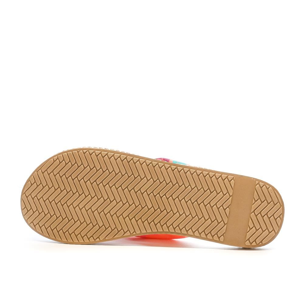 Tongs Oranges Femme Lemon Bay Baila 2