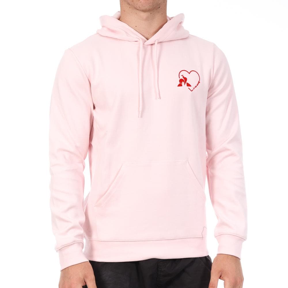 Sweat Rose Homme Le Coq Sportif Hoody 1