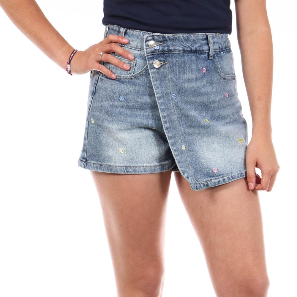 Jupe Short Bleu Femme Monday Premium 127 1