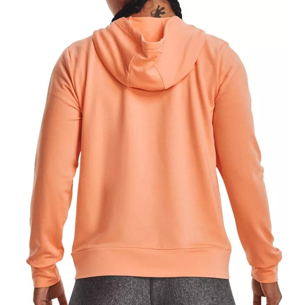 Sweat Zippée Orange Femme Under Armour Rival Terry 2