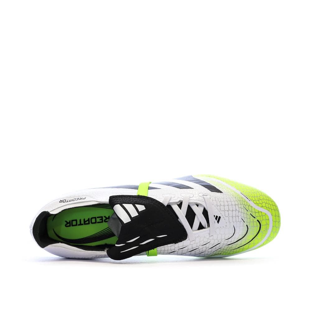 Chaussures de Foot Blanc/Jaune Adidas Predator League FT FG/MG 4