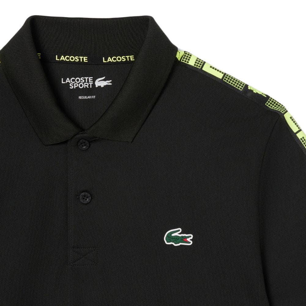 Polo de tennis Noir Homme Lacoste Ultra Dry 3
