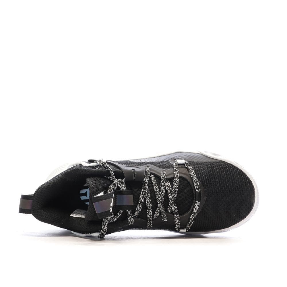 Chaussures de Basketball Noires Junior Adidas Harden Stepback 3 4