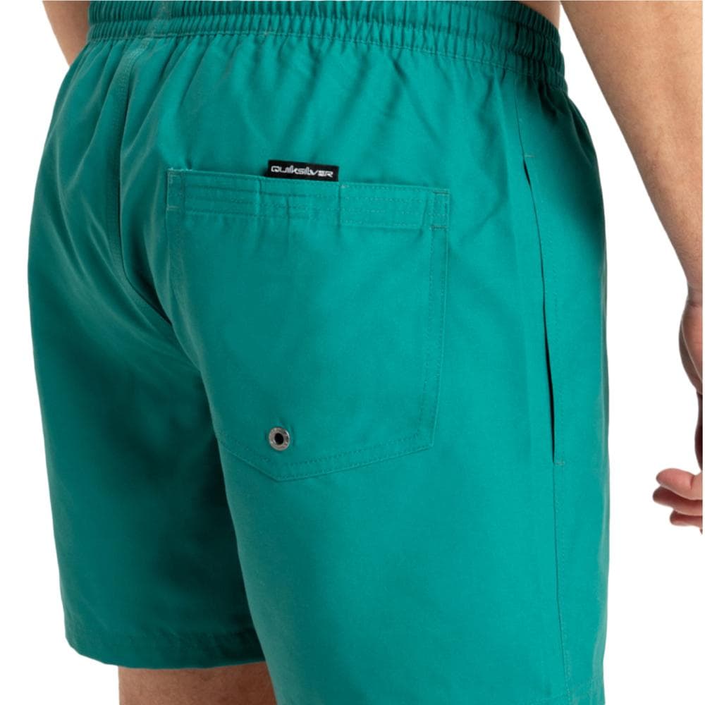 Short de Bain Vert Homme Quiksilver Solid 15 2