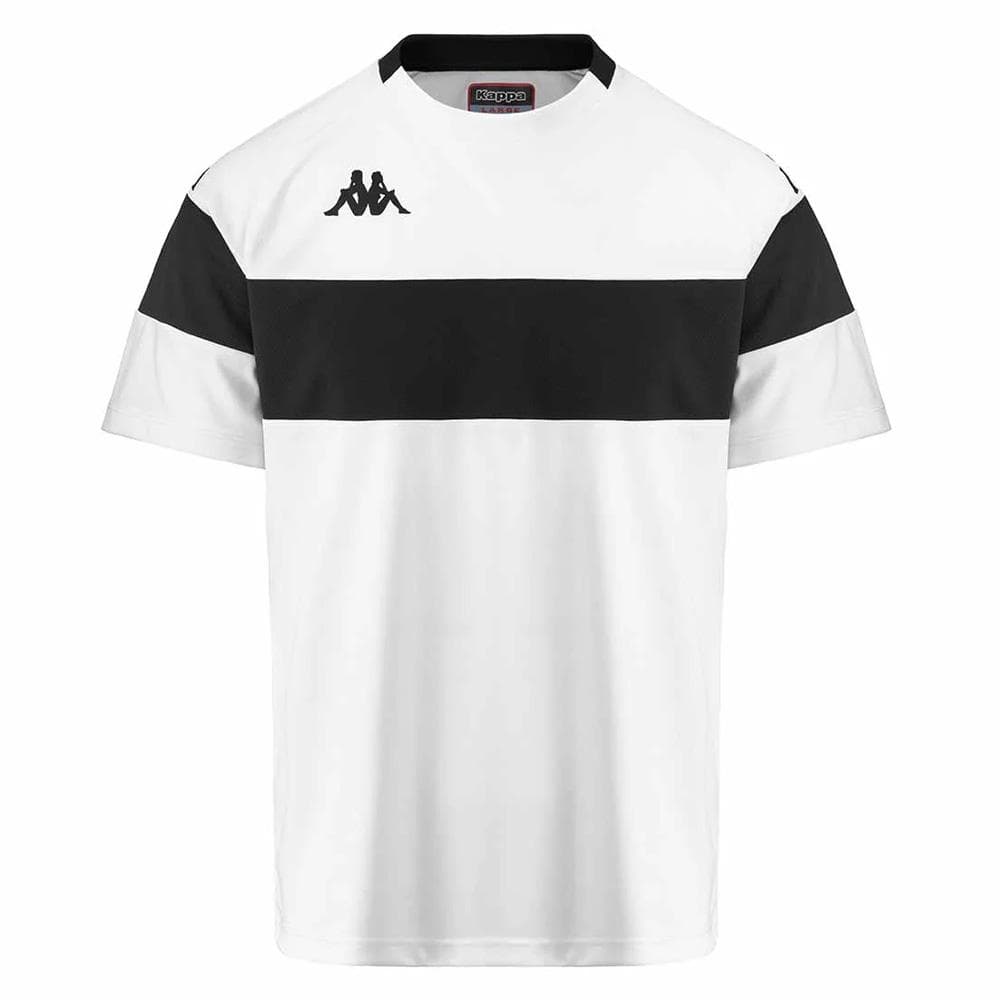 T-Shirt de Sport Blanc/Noir Homme Kappa Dareto 1