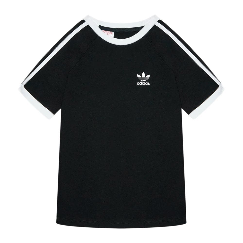 T-shirt Noir Garçon Adidas 3stripes H35545 1