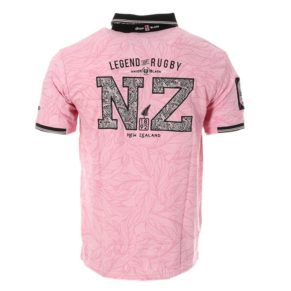 Polo Rose Homme Rugby KUMARA 2