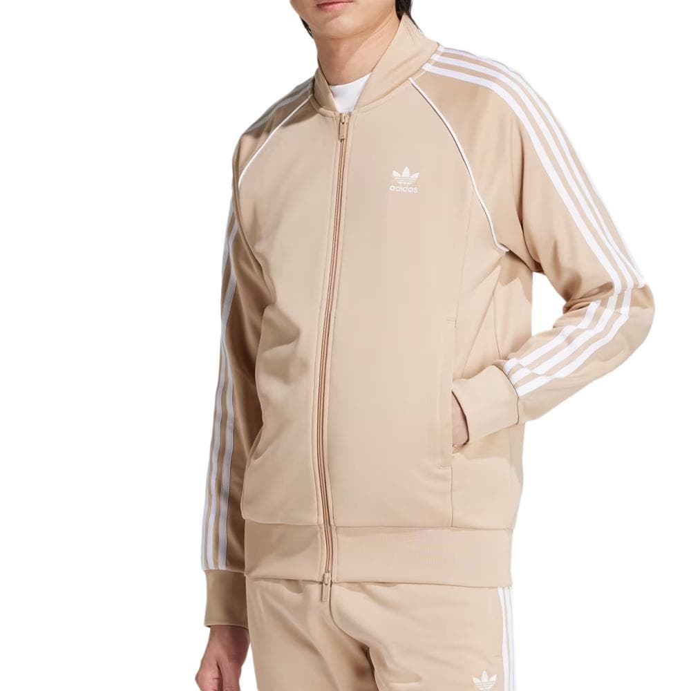Veste Zippée Beige Homme Adidas IY9849 1