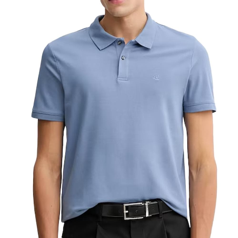 Polo Bleu Homme Calvin Klein Jeans Refined 1