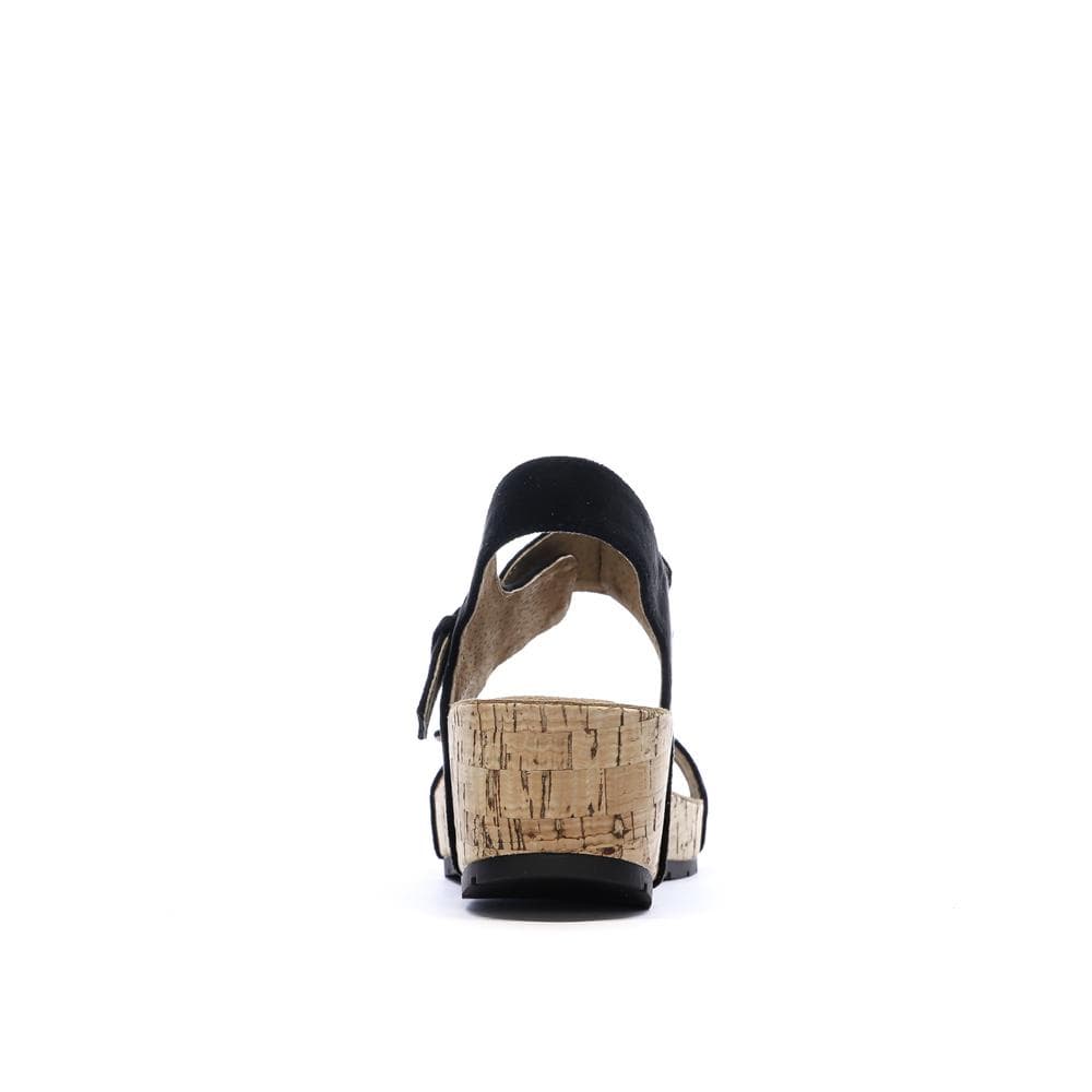 Sandales Noires Femme Chattawak Laspinas 3