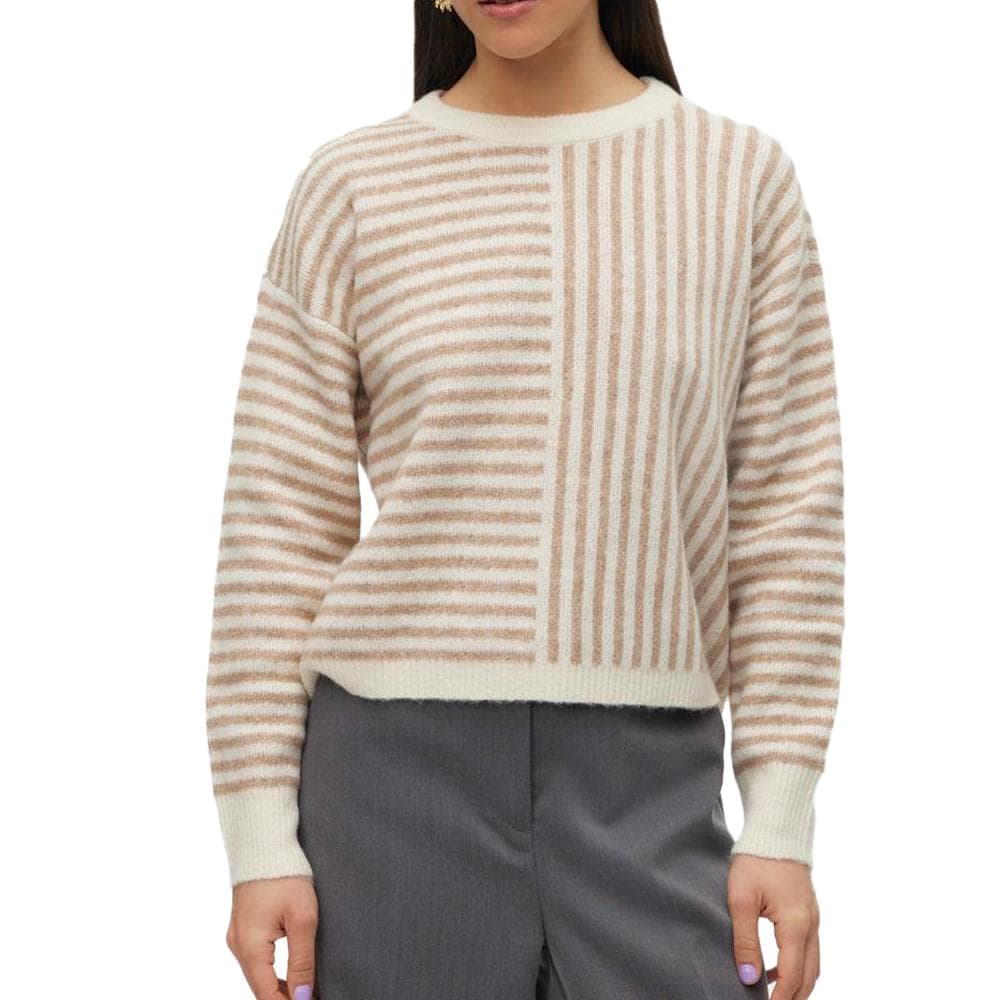 Pull Beige/Écru Femme Vero Moda Ranus 1