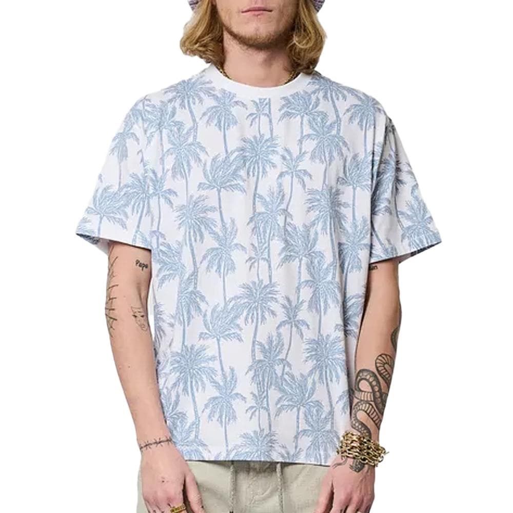 T-shirt Blanc/Bleu Homme Kaporal TOGOE25 1