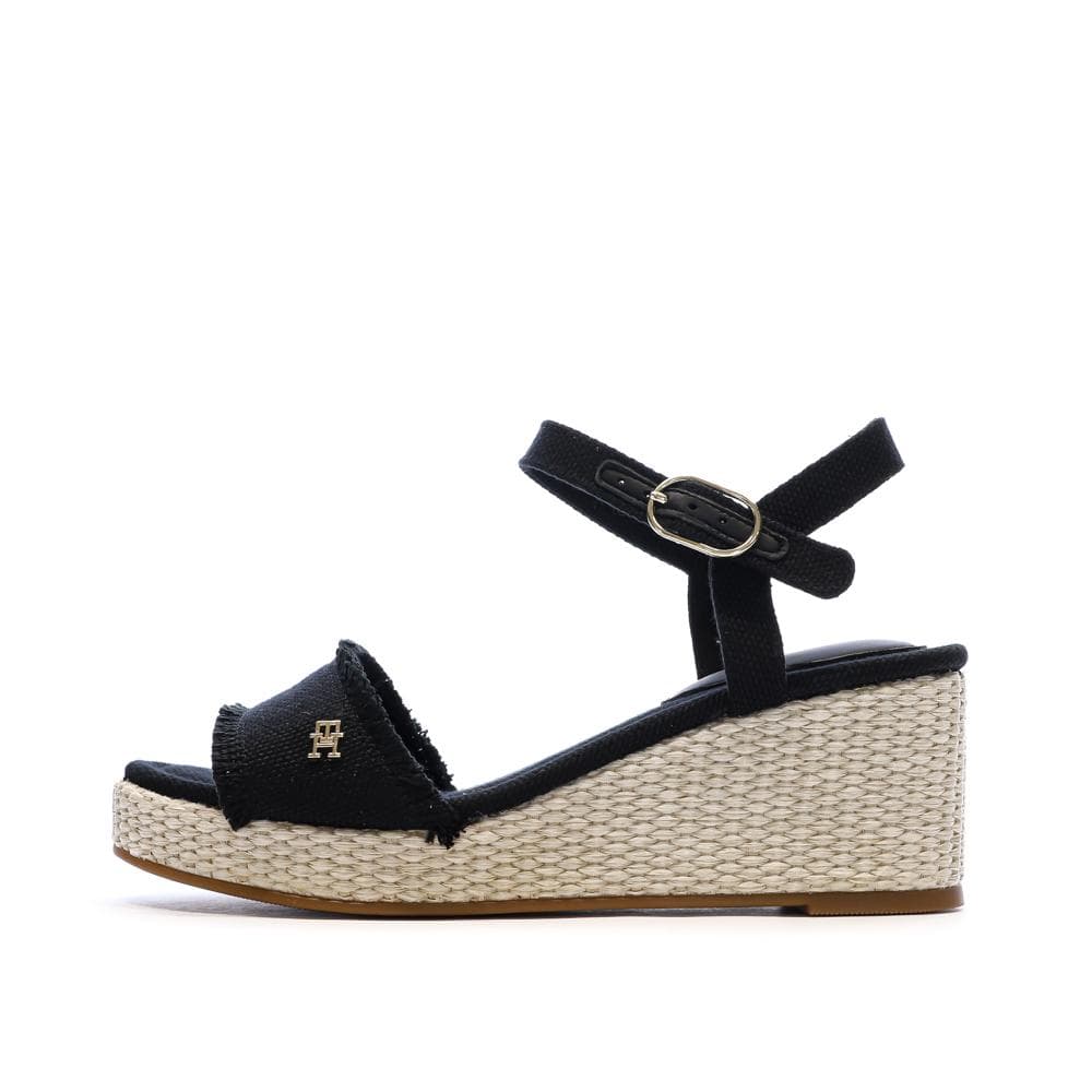 Sandales à Talons Noir Femme Tommy Hilfiger Wedgeee 1