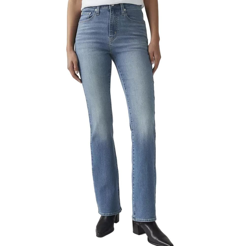 Jean 725 Bleu Clair Bootcut Femme Levi's High Rise 18759 1