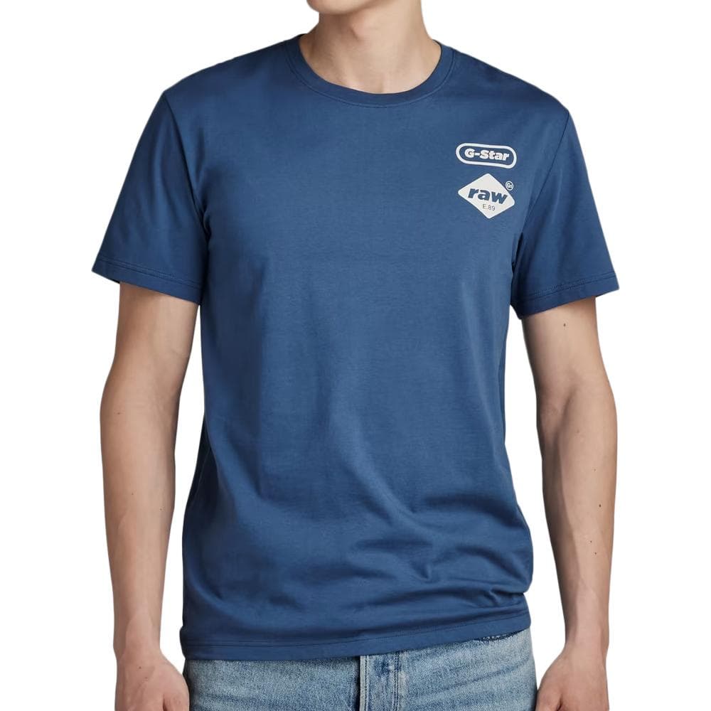 T-shirt Marine Homme G-Star Chest 1
