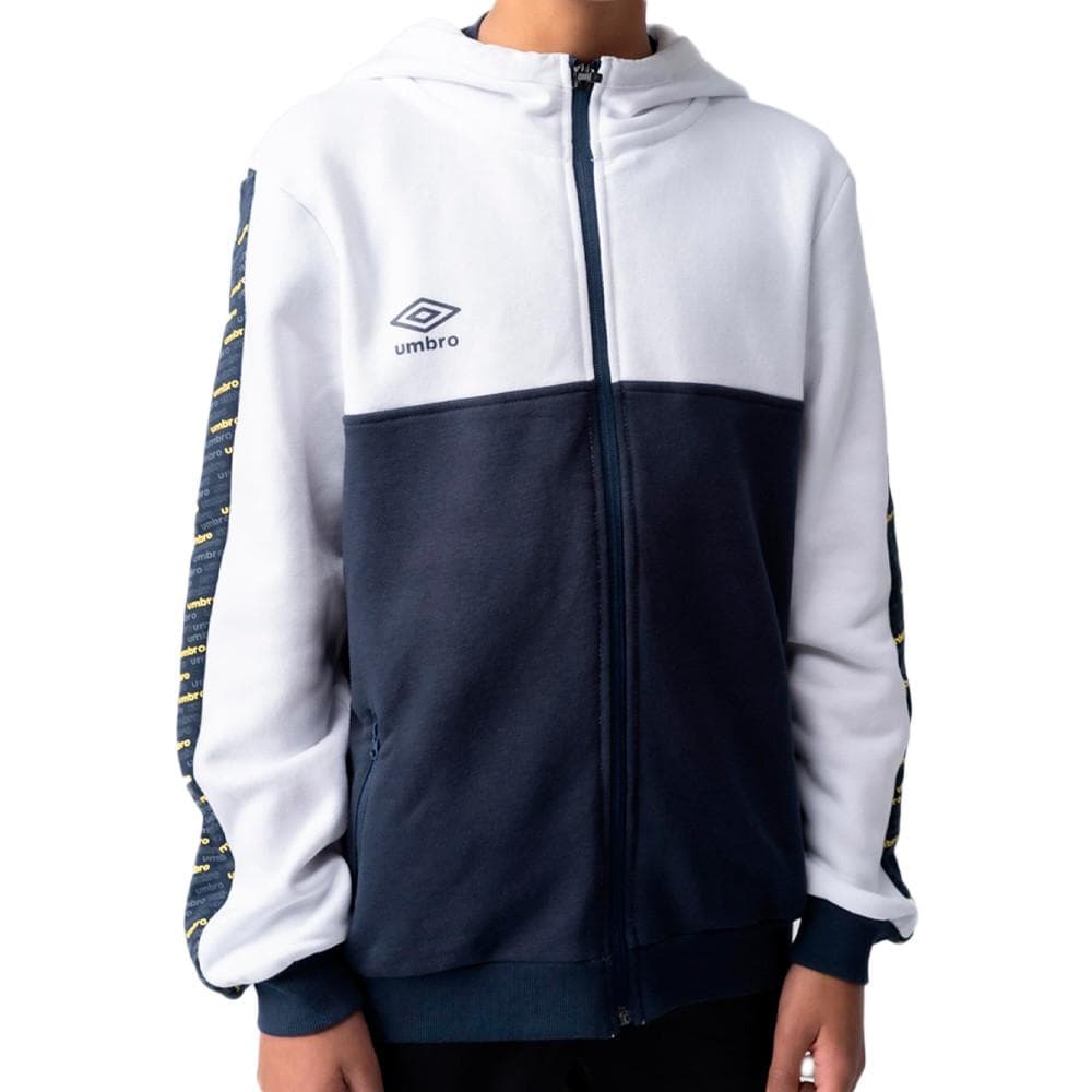 Sweat Blanc/Marine Garçon Umbro 1550 1